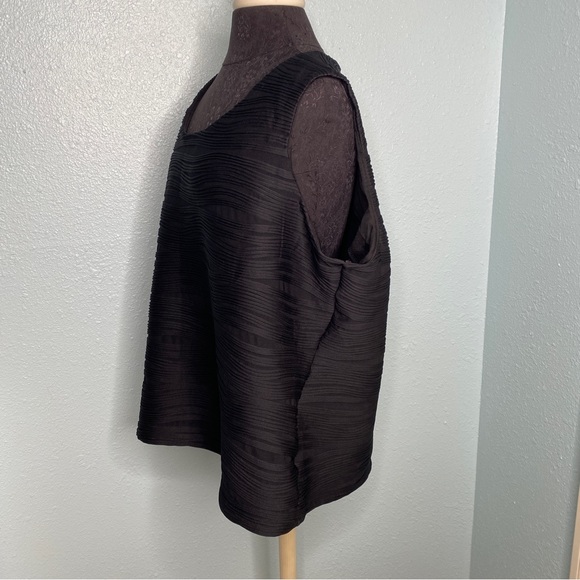 Roz & Ali Black Tank Top Shirt - Picture 2 of 7